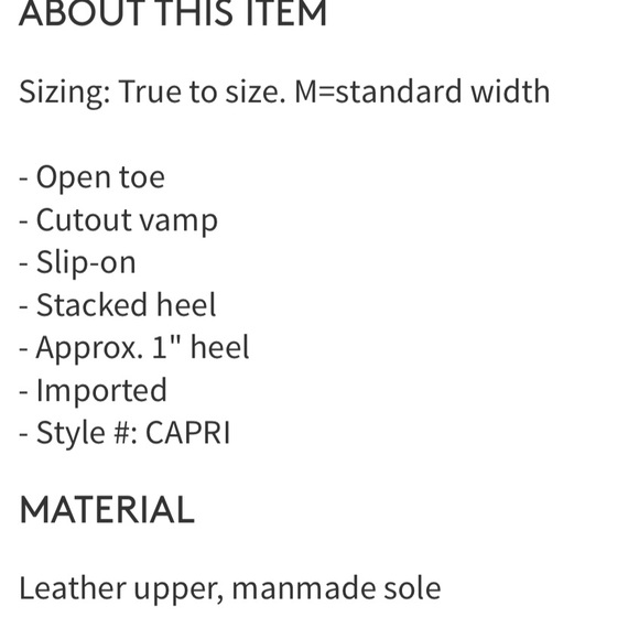 NEW Matisse Capri Slide Leather Sandal - Picture 7 of 7